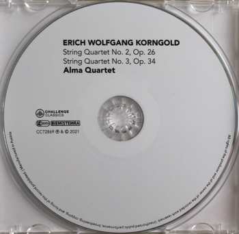 CD Alma Quartet: String Quartet No. 2, Op. 26 | String Quartet No. 3, Op. 34 648501