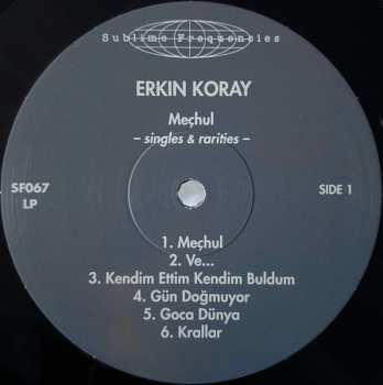 LP Erkin Koray: Meçhul: Singles & Rarities 605081