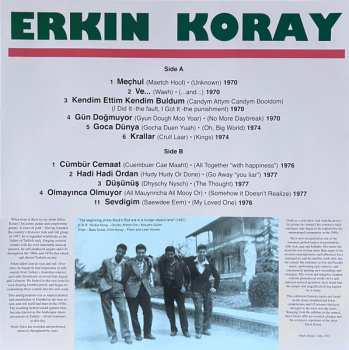 LP Erkin Koray: Meçhul: Singles & Rarities 605081