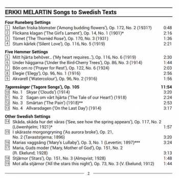 CD Ilmo Ranta: Songs To Swedish Texts 229789