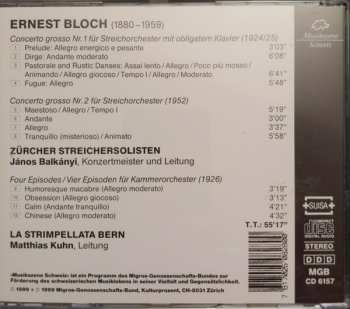 CD Ernest Bloch: Concerti Grossi I&II, Four Episodes 561350