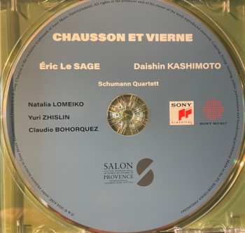 CD Ernest Chausson: Concert, Op.21 / Quintette, Op.42 622661