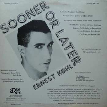 LP Ernest Kohl: Sooner Or Later (Extended Dance Mix) 587676