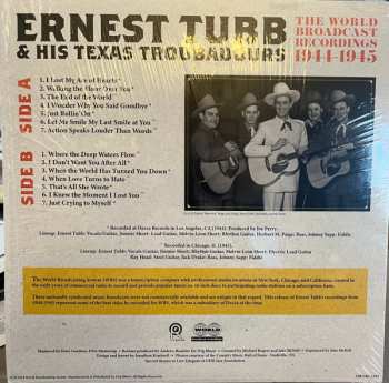 LP Ernest Tubb And His Texas Troubadours: The World Broadcast Recordings 1944-1945 CLR 636650