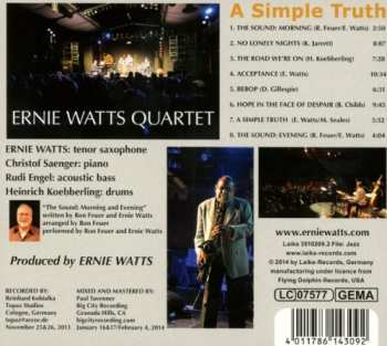 CD Ernie Watts Quartet: A Simple Truth 640265