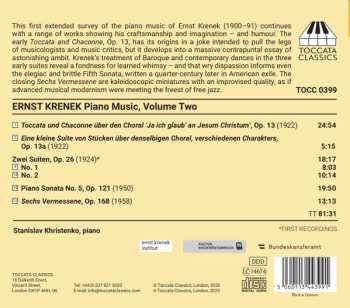 CD Ernst Krenek: Piano Music, Volume Two 572246