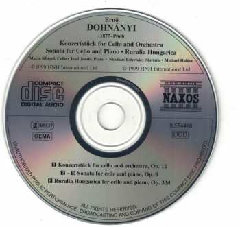 CD Ernst von Dohnányi: Cello Works 476643