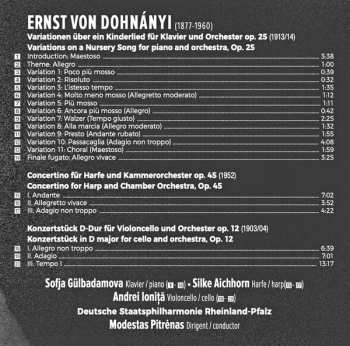 CD Staatsphilharmonie Rheinland-Pfalz: Concertos / Variations On A Nursery Song 595786