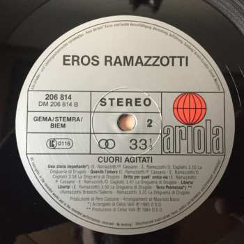 LP Eros Ramazzotti: Cuori Agitati 653417