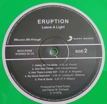 LP Eruption: Leave A Light NUM | LTD | CLR 421793