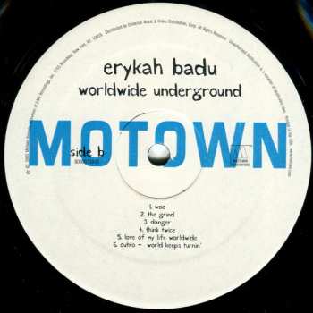 LP Erykah Badu: Worldwide Underground 40904