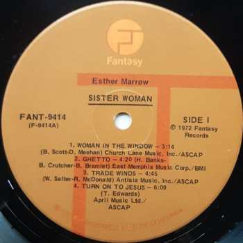 LP Esther Marrow: Sister Woman 615250