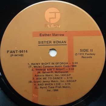 LP Esther Marrow: Sister Woman 615250