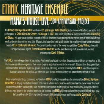 CD Ethnic Heritage Ensemble: Mama's House Live - 35th Anniversary Project 644324