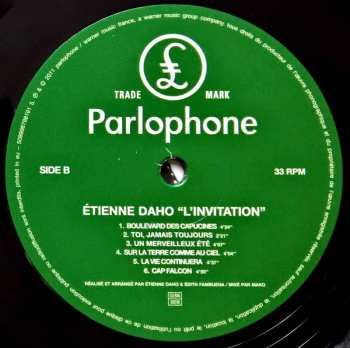 LP Etienne Daho: L'invitation 564485