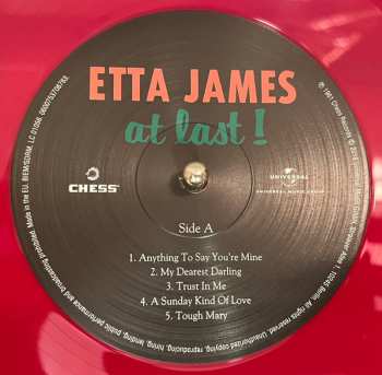 LP Etta James: At Last! CLR | LTD 646704