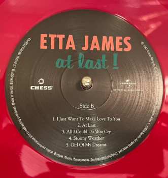 LP Etta James: At Last! CLR | LTD 646704