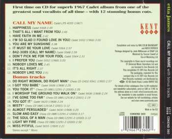 CD Etta James: Call My Name 550181