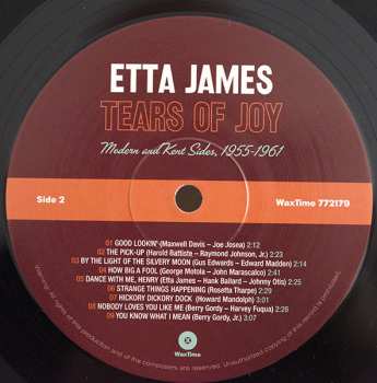 LP Etta James: Tears Of Joy Modern and Kent Sides 1955-1961 LTD 609988