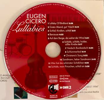 CD Eugen Cicero Trio: Lullabies 581198