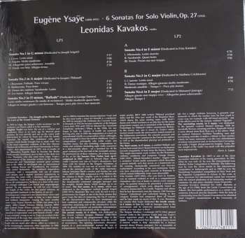 2LP Eugene Ysaye: 6 Sonatas For Solo Violin, Op.27 567365