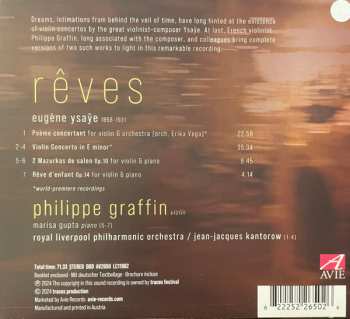 CD Eugene Ysaye: Rêves 562206