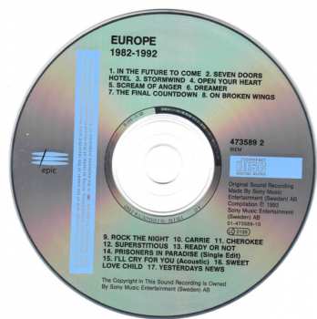 CD Europe: 1982 - 1992 390090