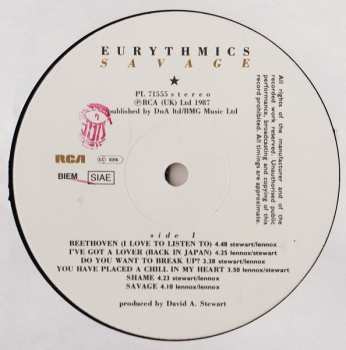 LP Eurythmics: Savage 631174