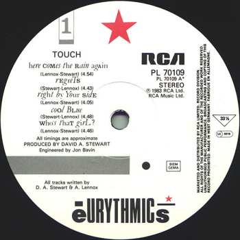 LP Eurythmics: Touch 638721