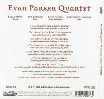 CD Evan Parker Quartet: All Knavery And Collusion LTD 117057