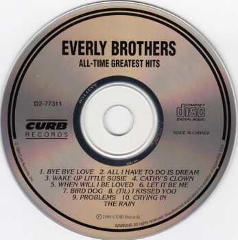 CD Everly Brothers: All-Time Greatest Hits 591343