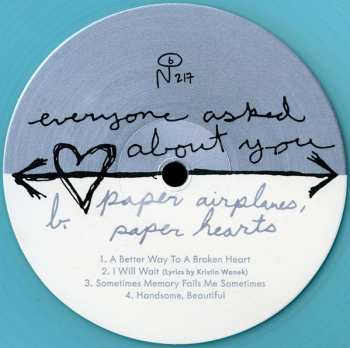 2LP Everyone Asked About You: Paper Airplanes, Paper Hearts CLR 595325