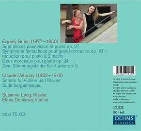 CD Claude Debussy: Evgenij Gunst ; Claude Debussy 374205