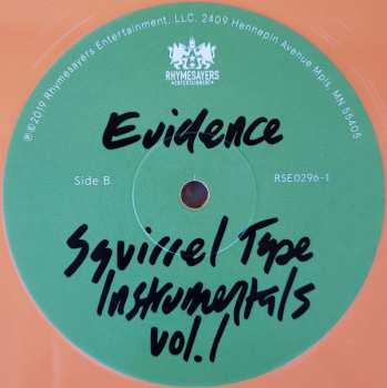 LP Evidence: Squirrel Tape Instrumentals Vol. 1 LTD | CLR 34175