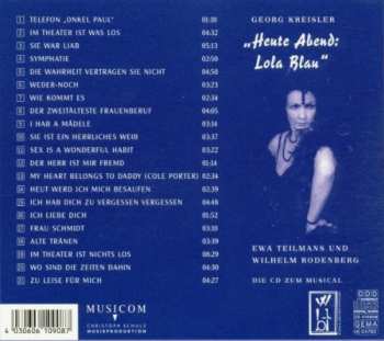 CD Ewa Teilmans: Heute Abend: Lola Blau 366277