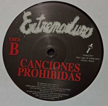 LP/CD Extremoduro: Canciones Prohibidas 349442