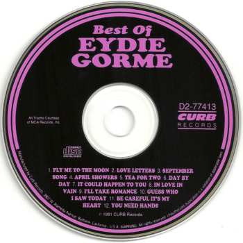 CD Eydie Gormé: Best Of Eydie Gorme 620041