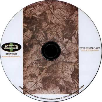 CD Eyeless In Gaza: Rust Red September 625395