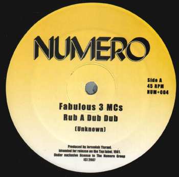 Album Fabulous 3 MCs: Rub A Dub Dub