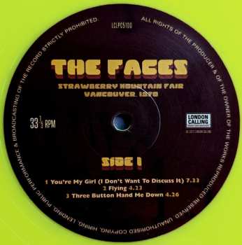 LP Faces: Strawberry Mountain Fair Vancouver, 1970 NUM | LTD | CLR 449333