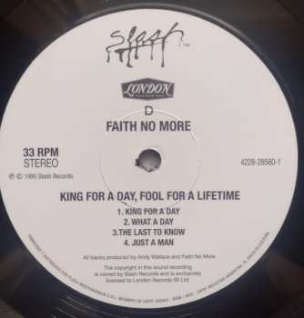 2LP Faith No More: King For A Day Fool For A Lifetime 644908