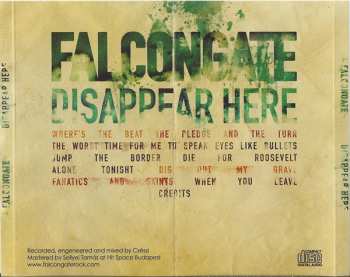 CD Falcongate: Disappear Here 582100