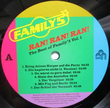 LP Family 5: Ran! Ran! Ran! The Best Of Family*5 Vol. 1 480663