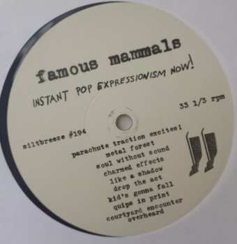 LP Famous Mammals: Instant Pop Expressionism Now! 588513