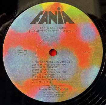 2LP Fania All Stars: Live At Yankee Stadium (Vol. 1 & 2) 604521