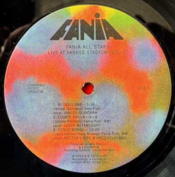 2LP Fania All Stars: Live At Yankee Stadium (Vol. 1 & 2) 604521