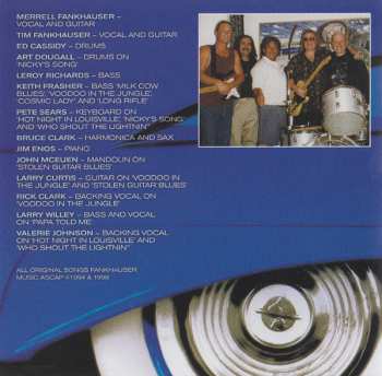 CD Fankhauser / Cassidy Band: On The Blue Road 273420