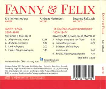 CD Fanny Mendelssohn Hensel: Klaviertrios 582411