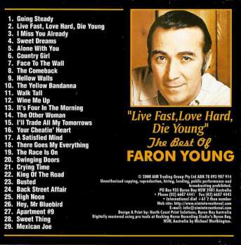 CD Faron Young: Live Fast, Love Hard, Die Young - The Best Of Faron Young 564330