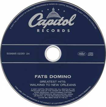 CD Fats Domino: Greatest Hits: Walking To New Orleans 14940